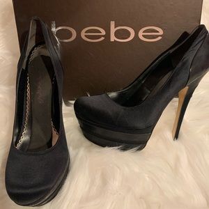 bebe RIELLE BLK SIZE 8